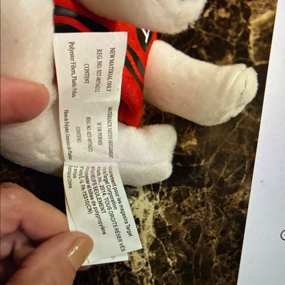 Target Bullseye Dog Plush Toy Red Crayon costume limited edition #1752 of 2200 - Picture 7 of 8